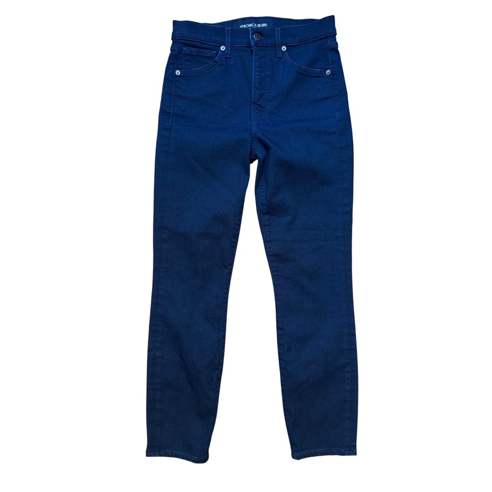 Veronica Beard‎ Debbie Ankle Skinny Jeans Women Blue Excellent High Rise SIZE 27